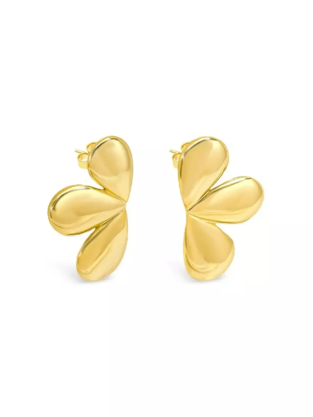 Brinco Feminino Margarida Banho de Ouro 18K Hipoalergênico – Serenité