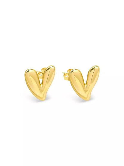 Brinco Feminino Thalassa em Metal com Banho de Ouro 18K – Serenité