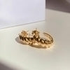 Brinco Argola Feminina Croissant Banhada a Ouro Antialérgica – Serenité