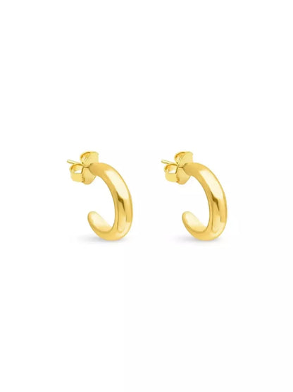 Brinco Feminino Argola Mini Banho de Ouro 18K Bliss – Serenité