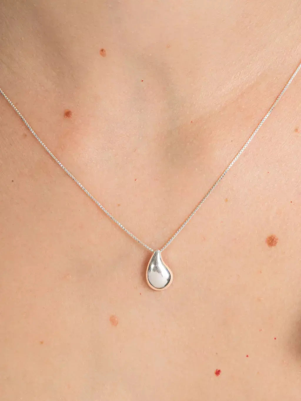Conjunto Feminino em Prata 925 Gota Vírgula Minimalista – Serenité